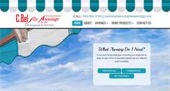 Desktop Screenshot of belawnings.com